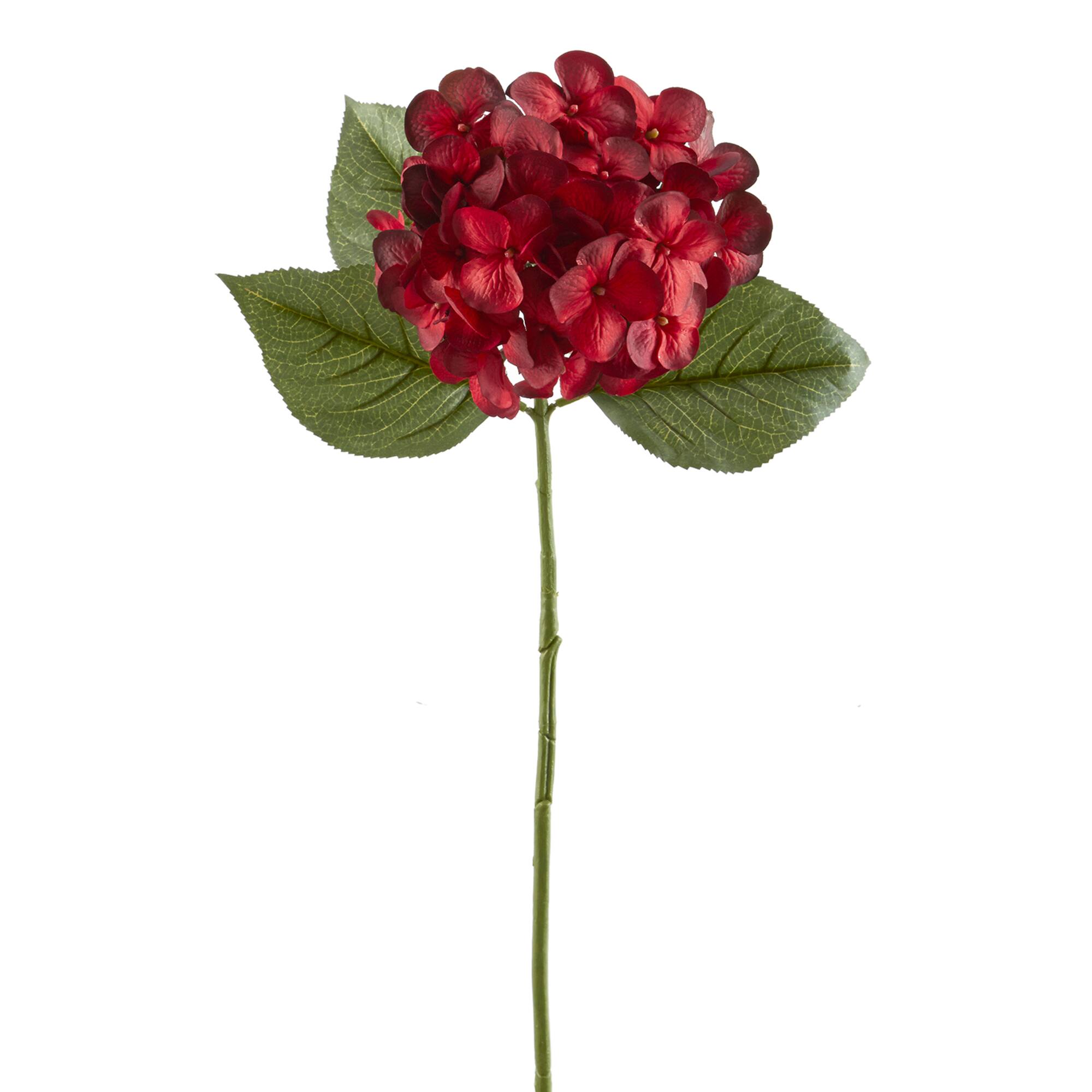 12 Pack: Burgundy Hydrangea Stem by Ashland®
